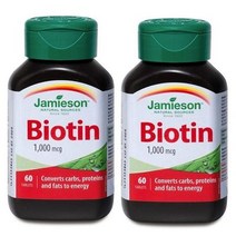 co 자미에슨 비오틴 230mg x 60정 x 2병 비타민, 상세페이지 참조