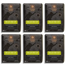 Copper Moon Keurig K-Cup 브루어용 1인용 커피 포드 라이트 로스트 빈 미 업 블렌드 72개 3693067800, Bean Me Up _36 Count (Pack of