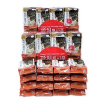 광천김 솔뫼광천 고급웰빙도시락김(5g-80봉)반찬/캠핑/나들이, 단품없음, 선택완료