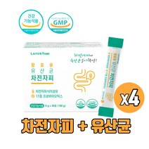 장 포유 차전자피 유산균 식이섬유 차전차피 화이버 차전차 먹는법 프락토올리고당 프로바이오틱스 장건강 쾌변 도움 스틱형 식약처인증 30포, 30포 X 4개