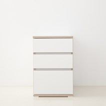 배러앳홈 소호 화이트 3단 책상서랍장 하단 보조서랍