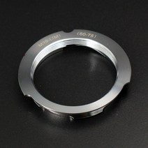 M39-LM Leica M39 L39 스크류 50-75mm 렌즈 M LM 마운트 M8 M7 M6 카메라, 한개옵션0