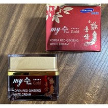 My 수 gold 홍삼 아쿠아링클 & 화이트닝 크림 1+1 (50ml x 2 ) 오늘 출발, 50mlx2