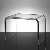 투명테이블 아크릴테이블 카페 인테리어 탁자 투명 라운지, J W295xL425xH400mm
