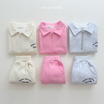 (23봄)데일리베베 카라반집업세트