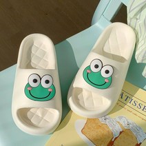 곰돌이샵 말랑말랑 귀여운 카툰 개구리 EVA 슬리퍼 가볍고 푹신한 쿠션 실내화
