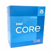INTEL 코어i5-12세대 12400 엘더레이크 (헥사코어/2.5GHz/쿨러포함) (병행수입박스)