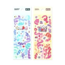 BT21 컨페티스티커 다꾸 다이어리 꾸미기 굿즈, 트윙클