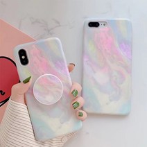러브엘 그라데이션 마블 그립톡 아이폰케이스