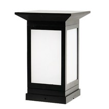 태양광 3세대 PLUS 카페등 80/100 size 태양열 데크 야외 LED 사각 기둥, 3세대 카페등_80 PLUS (말뚝받침대-노란빛)