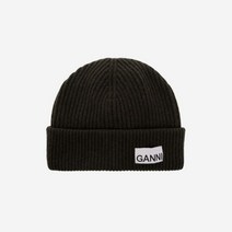 [정품] 가니 라이트 스트럭처드 립 니트 비니 칼라마타 Light Structured Rib Knit Beanie Kalamata 1068212