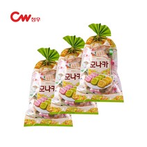 청우식품 종합모나카 450g x 3봉지 녹차 밤 찹쌀 대용량 간식 과자 모나카