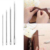 삼각형바늘 가죽 바늘 모피 특수 스티치 바느질 용품, 삼각형바늘44mmSE02676