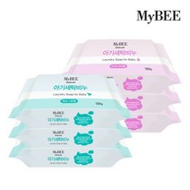 마이비 아기세탁비누 180g 6개, 허브그린향 6개