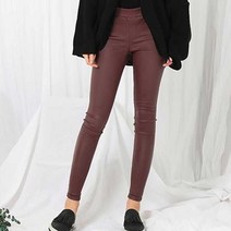 [오노마] ONM 여자 스키니진 코팅 밴딩 청바지 코디