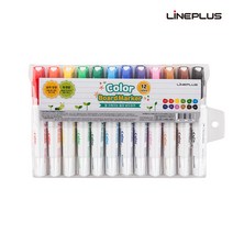 LINEPLUS 라인플러스 칼라 보드마카 12색 세트