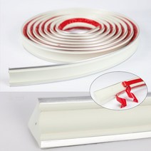연질 천정 몰딩 코너 틈새 플렉스 굽도리(길이5M X 폭3.8cm), 선택:C011.FL_C011_백색 은테, 연질 천정 몰딩 5미터