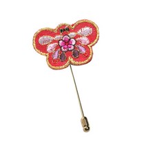 복나비 부토니에 패션브로치