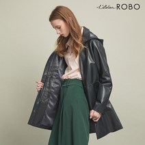 ROBO 양가죽 크리미 트렌치 코트