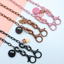 1+1 초코 쿠키 초콜렛 마스크 스트랩 줄 걸이 핸드메이드 키즈 유아 아동 남매 자매