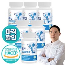 류신 타블렛 근육단백질 1000mg 60정 루신 뮤신 뉴신, 6개(12개월분)
