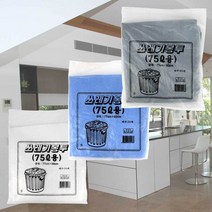 75L 쓰레기 봉투 50매 큰 음쓰백 쓰봉 음식물쓰레기 이사용 이사 비닐 폐기물 재활용 통비닐 속비닐 봉지, 기본, 청색 (430286)