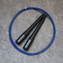 크로스핏 와이어 줄넘기 로그 SR Rogue SR-1 트레이닝 피트니스 다이어트 더블베어링, DEBUG SR-1 블랙블루 (플라스틱손잡이)