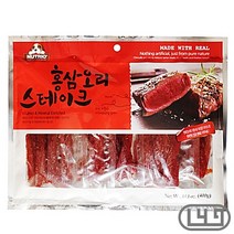 웰시코기 애견마른간식 소형강아지 애견사사미 홍삼오리대용량, 상세페이지 참조