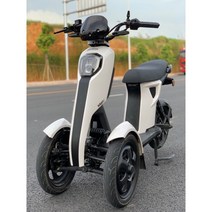 전기스쿠터 오토바이 농촌 전기차 세발 역삼륜 출퇴근용 3륜 전동스쿠터 역3륜 바이크, 밝은 회색, 밝은 회색