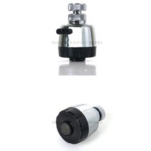 360도 회전 직수 살수 싱크대 수전헤드 씽크대부속품, 1개