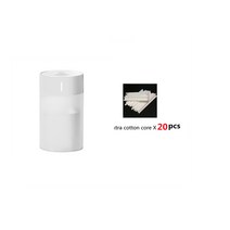 가습기 다채로운 분위기 램프 밤 빛 usb 미니 음소거 아로마 테라피 디퓨저 car air freshener for home nebulizer, 하얀