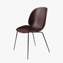 구비 비틀 다이닝 체어 Black frame GUBI Beetle Dining Chair, 색상:Dark pink
