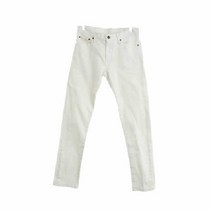 유니클로 화이트 데님 스키니진 여자 8023