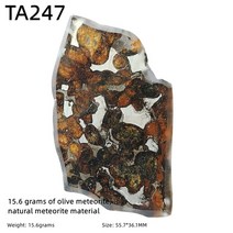 운석 METEORITE 수집 광물 희귀 슬라이스 조각 케냐 팔라사이트 올리브 11g200g, 7.TA247