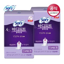 쏘피 바디피트 볼록맞춤 슈퍼롱 오버나이트 생리대 날개형, 20개입, 2팩