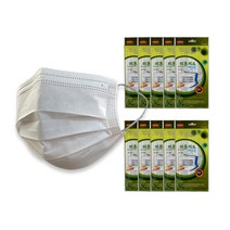 피톤치드 마스크50매 개별포장 남여공용 성인용 부직포 일회용, 1개