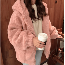 양털 후드집업 후리스 빅사이즈쟈켓