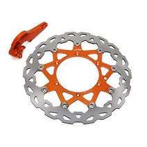 디스크로터 오토바이 320MM 플로팅 브레이크 디스크 로터 브래킷 어댑터 KTM SX EXC XCW XCF LC4 25 200 30, 01 orange A