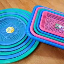 플라스틱 채반소쿠리 (직사각형 / 원형), 04. 채반소쿠리(직사각형) 4호 (620 x 470)