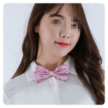 웨딩 촬영 돌잔치 가족사진 행사 화려한 파티용 나비넥타이(소)양면라이트핑크, ▒◈이제품.선택◈▩