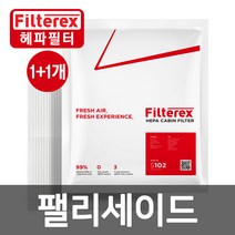 필터렉스 차량용 에어컨필터 PM0.3, S107, 2개