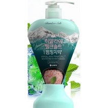 죽염 히말라야 핑크솔트 펌핑치약 아이스카밍민트, 285g x 1개