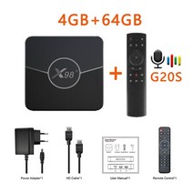 스마트 tv 70 75 80 85 90 95 100 인치 대형 벽걸이 중소기업 티비 2022 new x98 plus box android11 s, 4g 64g 음성 리모콘, 나는 플러그