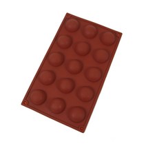 실리콘몰드-반구(15구)(4cm)(반원구)