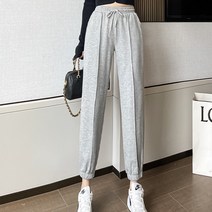 요모조모 1860 앞선 밴딩 롱 조거 팬츠