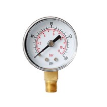 7 유형 일반 서비스 압력 게이지 1/8 