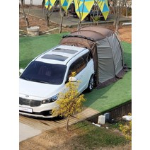 카쉘터 프리미엄 (플라이포함) 차박텐트 블랙코팅 암막텐트 터널형텐트 쏘렌토 카니발 SUV