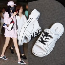 슬리퍼녀 2022 여름신상 패션 토오픈 메쉬일자 여성캐주얼화