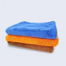 SJV339805(2개묶음)마이크로화이버 세차타월(70X34cm) 버핑용, 퍼니쳐 버핑타월(대) 브라운