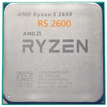 라이젠 2200gAMD Ryzen 5 2600 R5 de 3 4 GHz 6 코어 1265 W CPU 프로세서 YD2600BBM6IAF hembra AM4, 한개옵션0